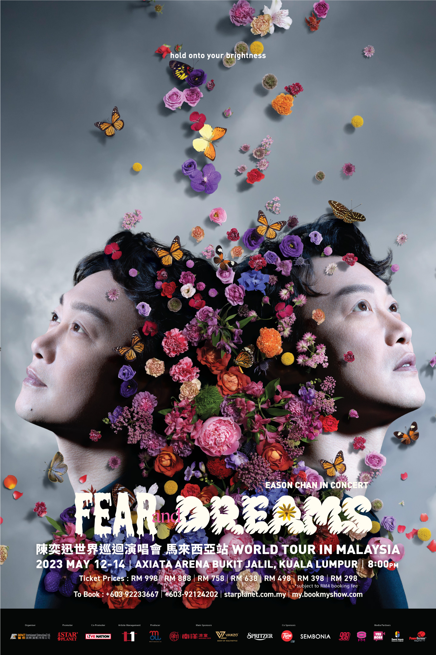 Star Bringing Cantopop Superstar Eason Chan New Tour “Fear And